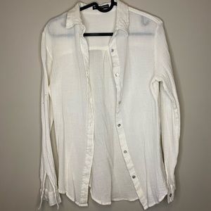 Brandy Melville off white/ cream button down